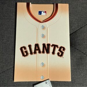 Giants Baseball Jersey Card